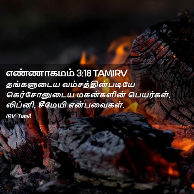 Picture 02 - எண்ணாகமம் 3:18 TAMIRV - தங்களுடைய - Bible Verse Picture
