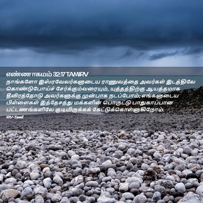 Picture 02 - எண்ணாகமம் 32:17 TAMIRV - நாங்களோ - Bible Verse Picture