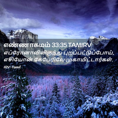 Picture 02 - எண்ணாகமம் 33:35 TAMIRV -  - Bible Verse Picture