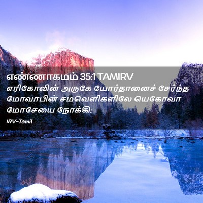 Picture 02 - எண்ணாகமம் 35:1 TAMIRV - எரிகோவின் அருகே - Bible Verse Picture