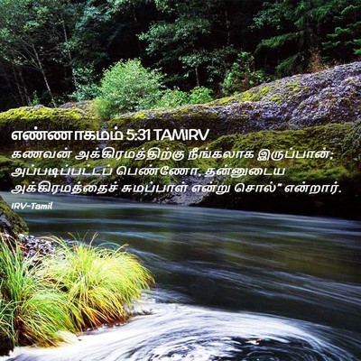 Picture 02 - எண்ணாகமம் 5:31 TAMIRV - கணவன் - Bible Verse Picture