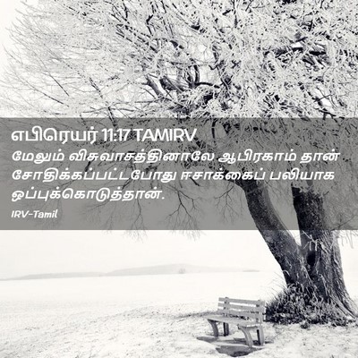 Picture 02 - எபிரெயர் 11:17 TAMIRV - மேலும் - Bible Verse Picture
