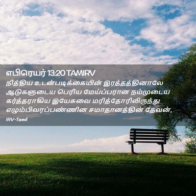 Picture 02 - எபிரெயர் 13:20 TAMIRV - நித்திய - Bible Verse Picture
