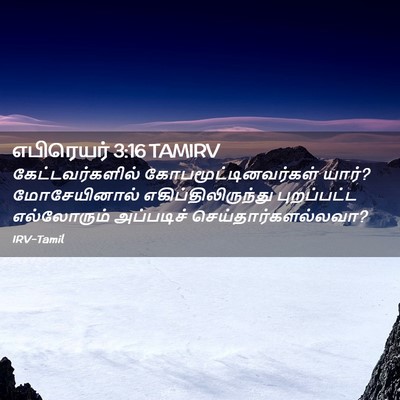 Picture 02 - எபிரெயர் 3:16 TAMIRV - கேட்டவர்களில் - Bible Verse Picture