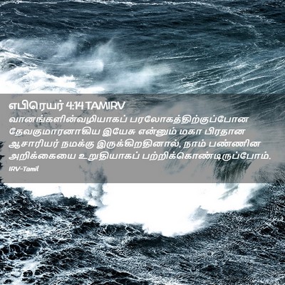 Picture 02 - எபிரெயர் 4:14 TAMIRV -  - Bible Verse Picture