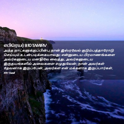 Picture 02 - எபிரெயர் 8:10 TAMIRV - அந்த - Bible Verse Picture