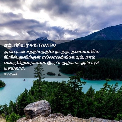 Picture 02 - எபேசியர் 4:15 TAMIRV - அன்புடன் - Bible Verse Picture