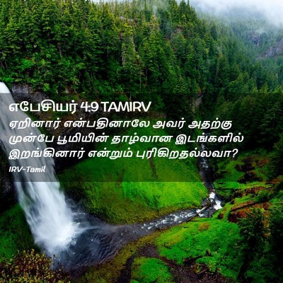 Picture 02 - எபேசியர் 4:9 TAMIRV - ஏறினார் - Bible Verse Picture