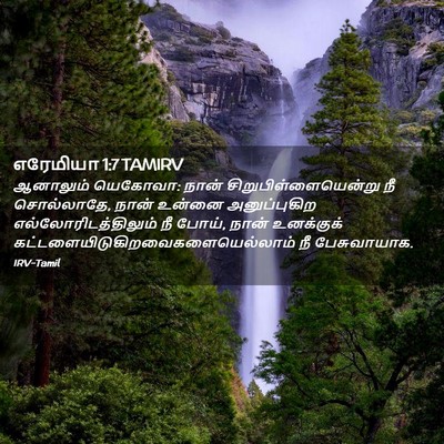 Picture 02 - எரேமியா 1:7 TAMIRV - ஆனாலும் யெகோவா: - Bible Verse Picture