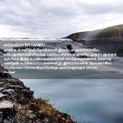 Picture 02 - எரேமியா 11:4 TAMIRV - நான் உங்கள் - Bible Verse Picture