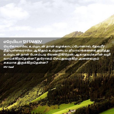 Picture 02 - எரேமியா 12:1 TAMIRV - யெகோவாவே, - Bible Verse Picture