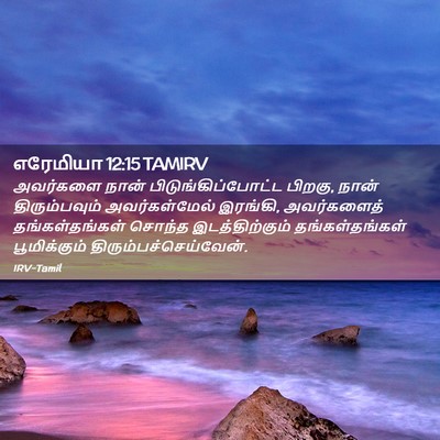 Picture 02 - எரேமியா 12:15 TAMIRV - அவர்களை நான் - Bible Verse Picture