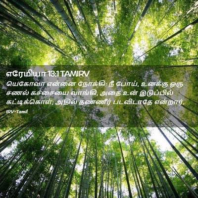 Picture 02 - எரேமியா 13:1 TAMIRV - யெகோவா என்னை - Bible Verse Picture
