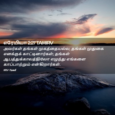 Picture 02 - எரேமியா 2:27 TAMIRV - அவர்கள் தங்கள் - Bible Verse Picture