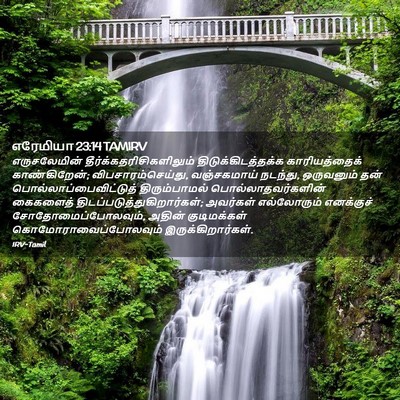 Picture 02 - எரேமியா 23:14 TAMIRV - எருசலேமின் - Bible Verse Picture