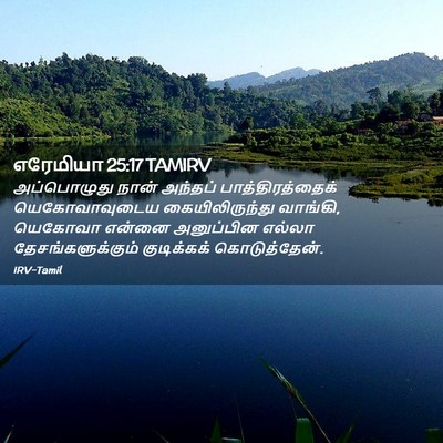 Picture 02 - எரேமியா 25:17 TAMIRV - அப்பொழுது நான் - Bible Verse Picture