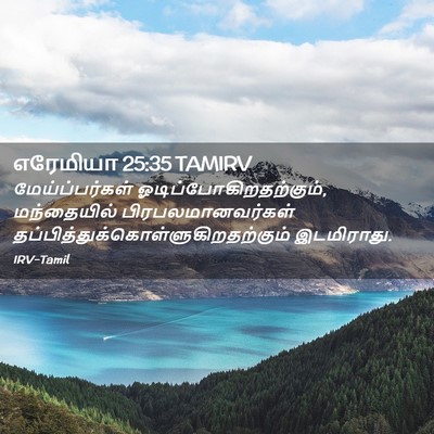 Picture 02 - எரேமியா 25:35 TAMIRV - மேய்ப்பர்கள் - Bible Verse Picture