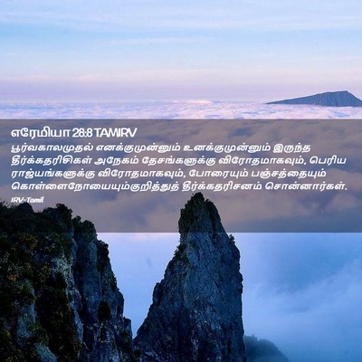 Picture 02 - எரேமியா 28:8 TAMIRV - பூர்வகாலமுதல் - Bible Verse Picture