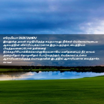 Picture 02 - எரேமியா 29:26 TAMIRV - இவனுக்கு அவன் - Bible Verse Picture