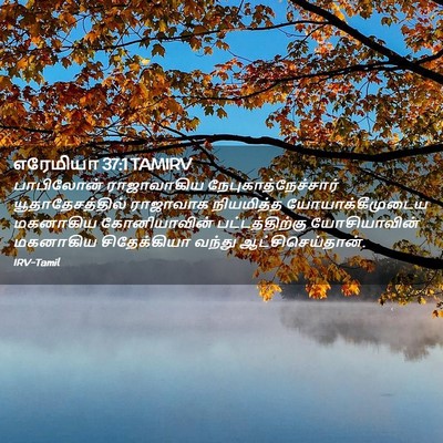 Picture 02 - எரேமியா 37:1 TAMIRV - பாபிலோன் - Bible Verse Picture