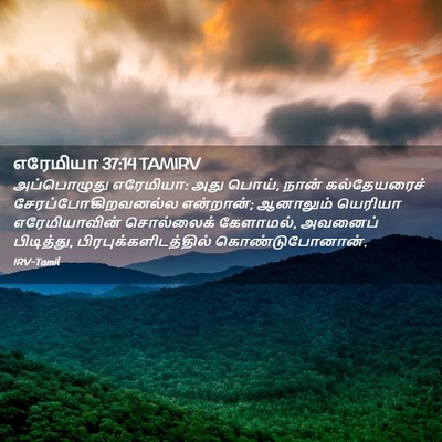 Picture 02 - எரேமியா 37:14 TAMIRV - அப்பொழுது - Bible Verse Picture