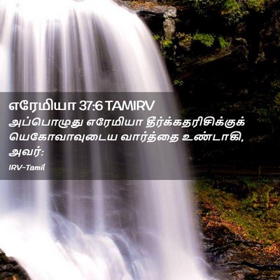 Picture 02 - எரேமியா 37:6 TAMIRV - அப்பொழுது எரேமியா - Bible Verse Picture