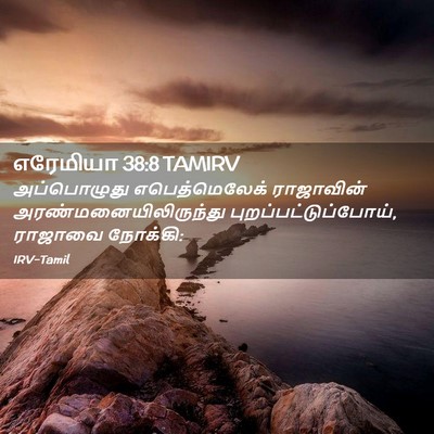 Picture 02 - எரேமியா 38:8 TAMIRV - அப்பொழுது - Bible Verse Picture
