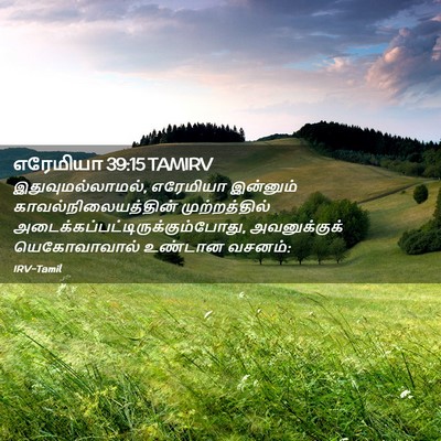Picture 02 - எரேமியா 39:15 TAMIRV - இதுவுமல்லாமல், - Bible Verse Picture