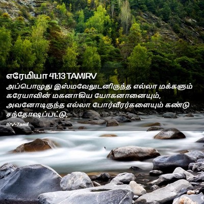 Picture 02 - எரேமியா 41:13 TAMIRV - அப்பொழுது - Bible Verse Picture