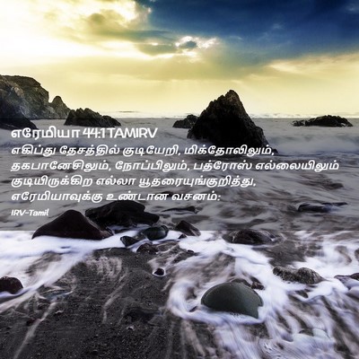 Picture 02 - எரேமியா 44:1 TAMIRV - எகிப்து தேசத்தில் - Bible Verse Picture
