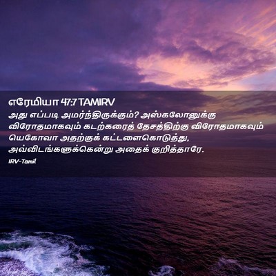Picture 02 - எரேமியா 47:7 TAMIRV - அது எப்படி - Bible Verse Picture