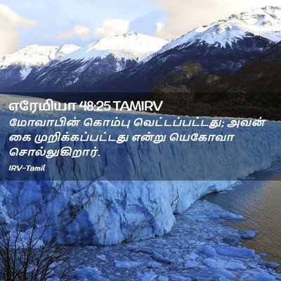 Picture 02 - எரேமியா 48:25 TAMIRV - மோவாபின் கொம்பு - Bible Verse Picture