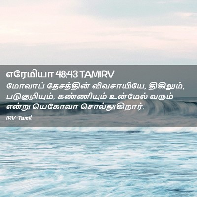 Picture 02 - எரேமியா 48:43 TAMIRV - மோவாப் தேசத்தின் - Bible Verse Picture