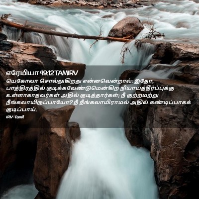 Picture 02 - எரேமியா 49:12 TAMIRV - யெகோவா - Bible Verse Picture