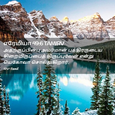 Picture 02 - எரேமியா 49:6 TAMIRV - அதற்குப்பின்பு - Bible Verse Picture