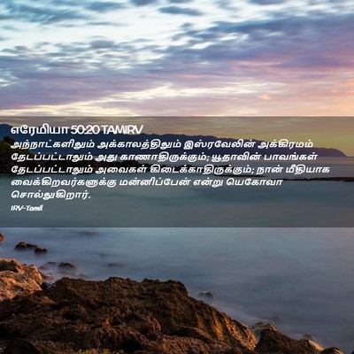 Picture 02 - எரேமியா 50:20 TAMIRV - அந்நாட்களிலும் - Bible Verse Picture