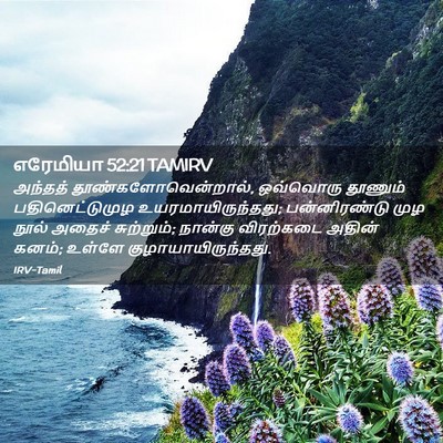 Picture 02 - எரேமியா 52:21 TAMIRV - அந்தத் - Bible Verse Picture