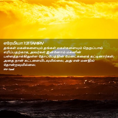 Picture 02 - எரேமியா 7:31 TAMIRV - தங்கள் - Bible Verse Picture