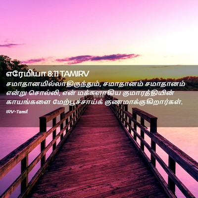 Picture 02 - எரேமியா 8:11 TAMIRV -  - Bible Verse Picture