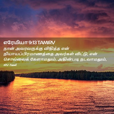Picture 02 - எரேமியா 9:13 TAMIRV - நான் அவரவருக்கு - Bible Verse Picture