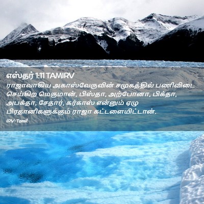 Picture 02 - எஸ்தர் 1:11 TAMIRV - ராஜாவாகிய - Bible Verse Picture