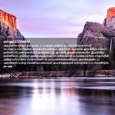Picture 02 - எஸ்தர் 2:3 TAMIRV - அதற்காக ராஜா - Bible Verse Picture