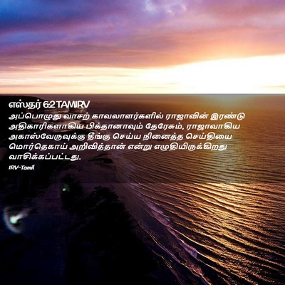 Picture 02 - எஸ்தர் 6:2 TAMIRV - அப்பொழுது வாசற் - Bible Verse Picture