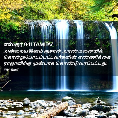 Picture 02 - எஸ்தர் 9:11 TAMIRV - அன்றையதினம் - Bible Verse Picture