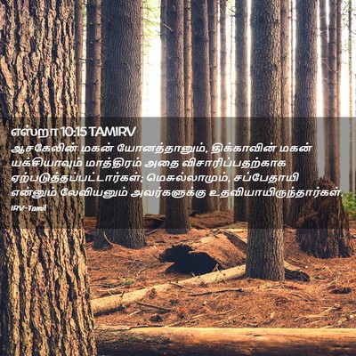 Picture 02 - எஸ்றா 10:15 TAMIRV - ஆசகேலின் மகன் - Bible Verse Picture