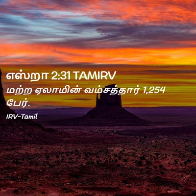 Picture 02 - எஸ்றா 2:31 TAMIRV - மற்ற ஏலாமின் - Bible Verse Picture