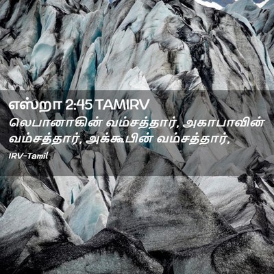 Picture 02 - எஸ்றா 2:45 TAMIRV - லெபானாகின் - Bible Verse Picture