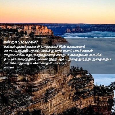 Picture 02 - எஸ்றா 5:12 TAMIRV - எங்கள் - Bible Verse Picture