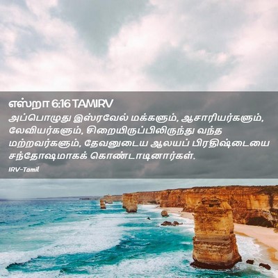 Picture 02 - எஸ்றா 6:16 TAMIRV - அப்பொழுது - Bible Verse Picture