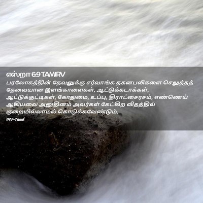 Picture 02 - எஸ்றா 6:9 TAMIRV - பரலோகத்தின் - Bible Verse Picture